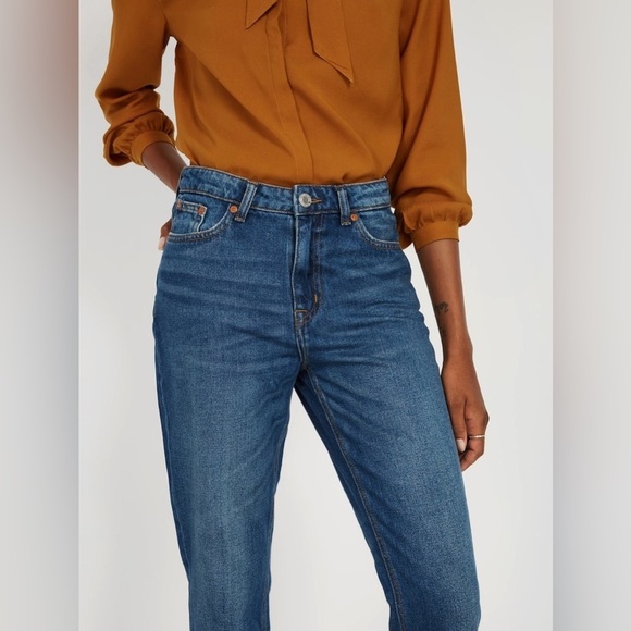 Frank & Oak Jeans Women’s Size 28 Indigo Denim Relaxed Straight Leg Ankle Billie - Picture 5 of 10